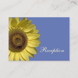 girasol amarillo de verano brillante, recepción de