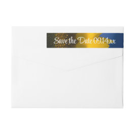 Girasol amarillo en la boda azul salva la fecha