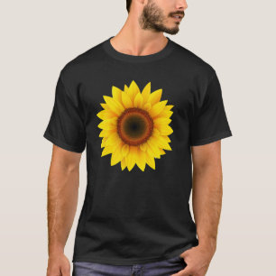 Girasol - Camisa de girasol, camiseta de té floral