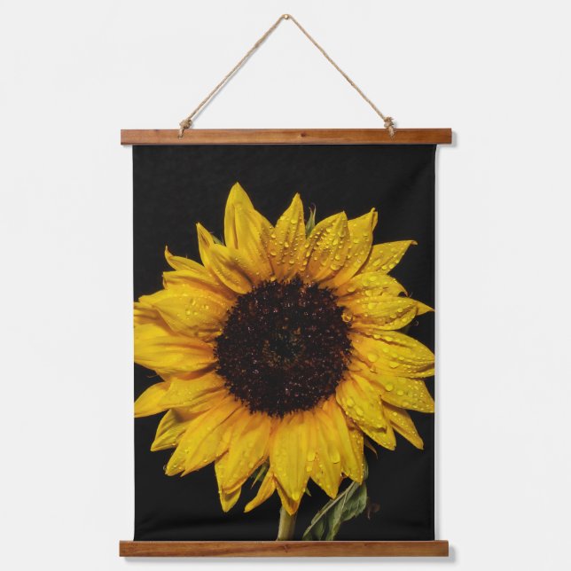 Girasol Con Agua Cae Tapices (Anverso)