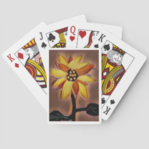 Girasol de las cartas de juego