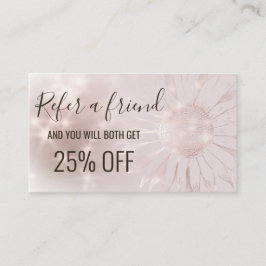 girasol de tarjeta de referencia