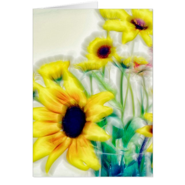 Girasol del verano y ramo de Strawflower (Frente)