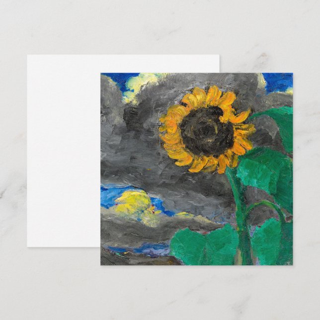 Girasol | Emil Nolde | (Anverso / Reverso)