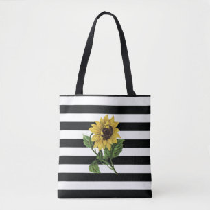 Girasol en la bolsa de la tosta de las franjas bla