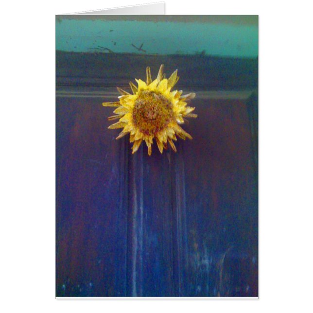 girasol en una puerta (Frente)