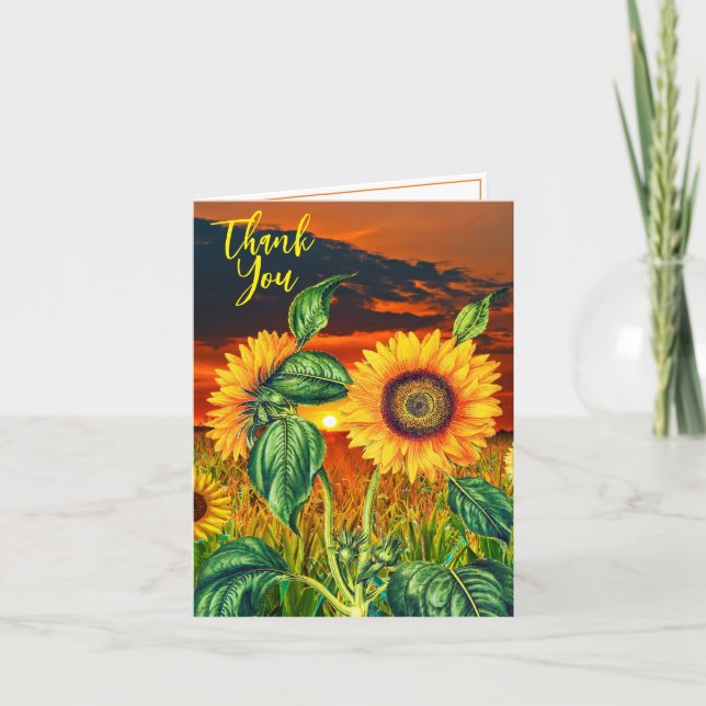 Girasol Estético (Mensajes de Agradecimiento Pro)  (Anverso)