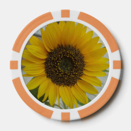 Girasol Ficha de Poker