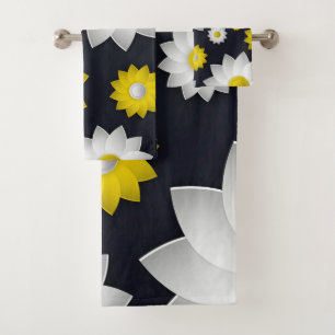 Girasol floral elegante elegante de la flor de