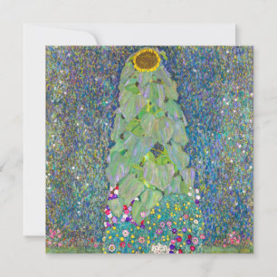 Girasol   Gustav Klimt   Tarjeta