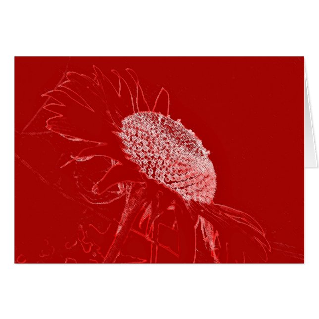 Girasol rojo (Anverso (Horizontal))