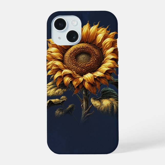 Girasol rústico azul (Reverso )
