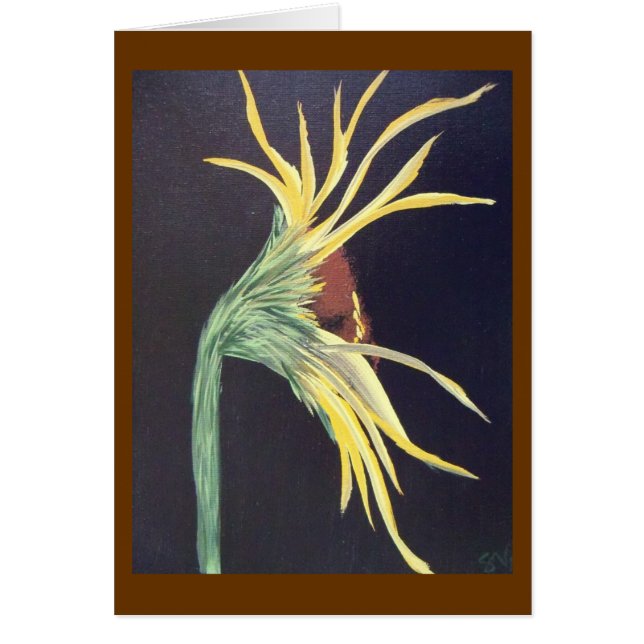 "Girasol solitario " (Frente)