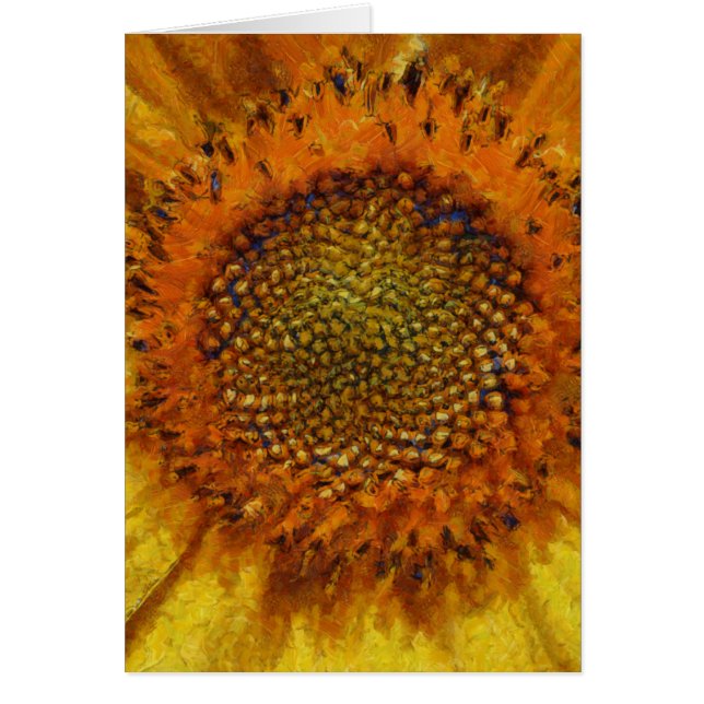 Girasol y semilla Cepillo negrita Pintar (Frente)