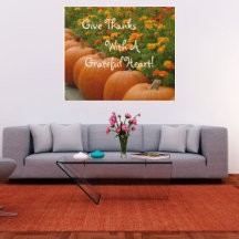 Girasoles agradecidos y arte de madera de calabaza