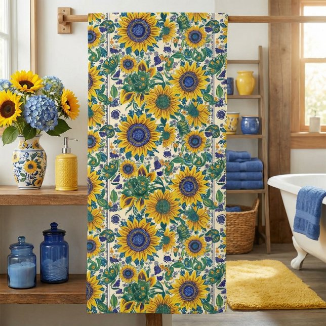 Girasoles arte popular ucraniano (Subido por el creador)