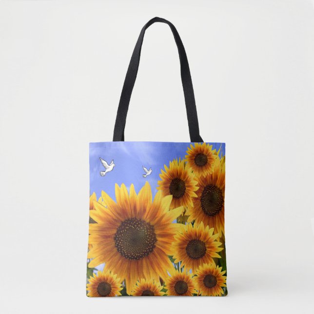 girasoles de la bolsa de tote (Anverso)