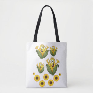 girasoles de la bolsa de tote
