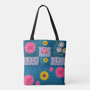 girasoles de la bolsa de tote