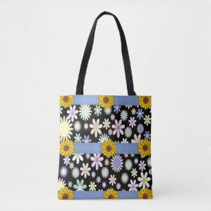 girasoles de la bolsa de tote