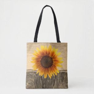girasoles de la bolsa de tote