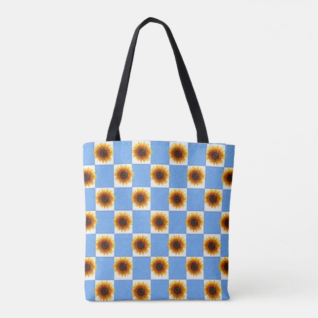 girasoles de la bolsa de tote (Reverso)