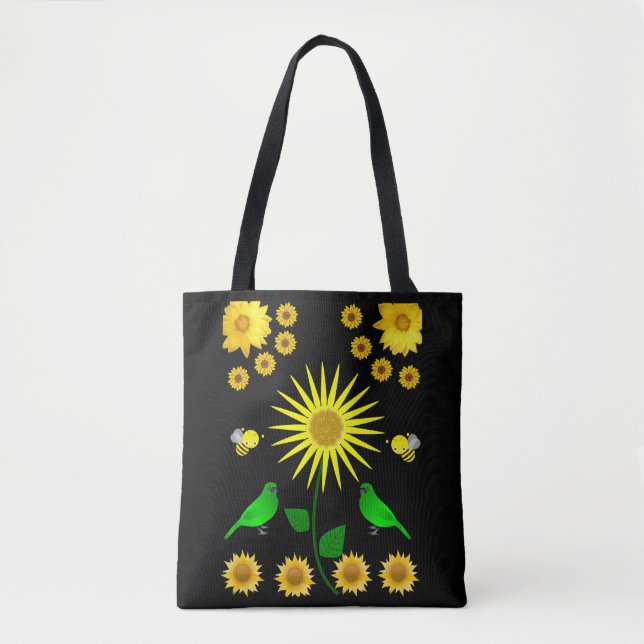 girasoles de la bolsa de tote (Anverso)