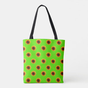 girasoles de la bolsa de tote