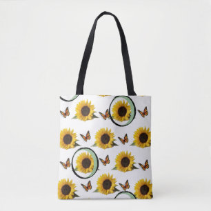 girasoles de la bolsa de tote