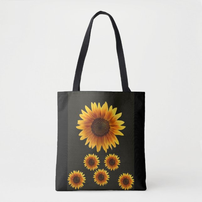 girasoles de la bolsa de tote (Anverso)