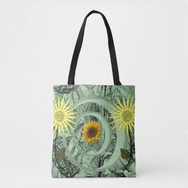 girasoles de la bolsa de tote (Anverso)
