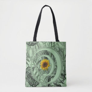 girasoles de la bolsa de tote