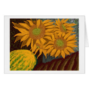 Girasoles de la caída