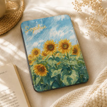 Girasoles Elegantes Inspirados en Van Gogh con Nom