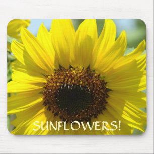 Girasoles Florales Alfombrilla de ratón regalos Gi