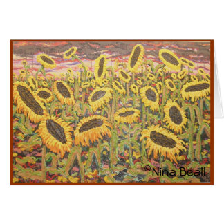 "Girasoles grandes," por Nina Beall