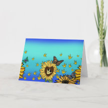 Girasoles -n- Tarjetas de felicitación para maripo