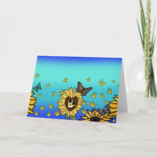 Girasoles -n- Tarjetas de felicitación para maripo