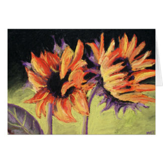 Girasoles rojos (YO)