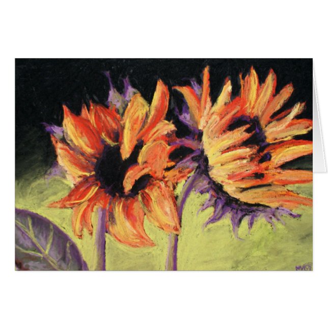 Girasoles rojos (YO) (Anverso (Horizontal))