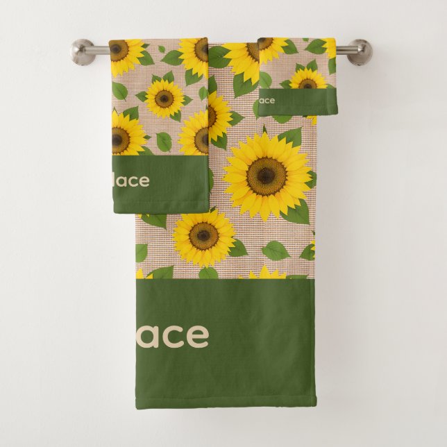 Girasoles sobre Arpillera (In situ)