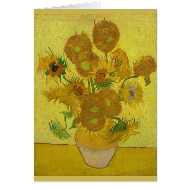 Girasoles Vincent van Gogh 1889 (Frente)