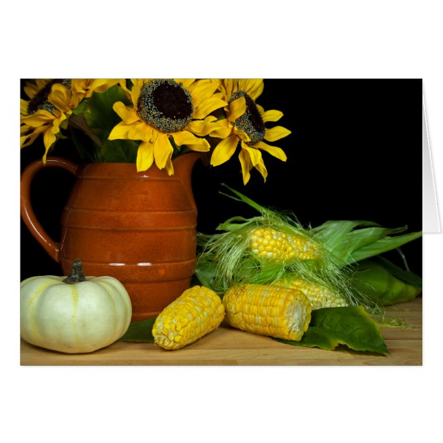 girasoles y maíz dulce (Anverso (Horizontal))