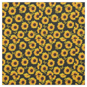 Girasoles y Mariposas, Tela de Algodón