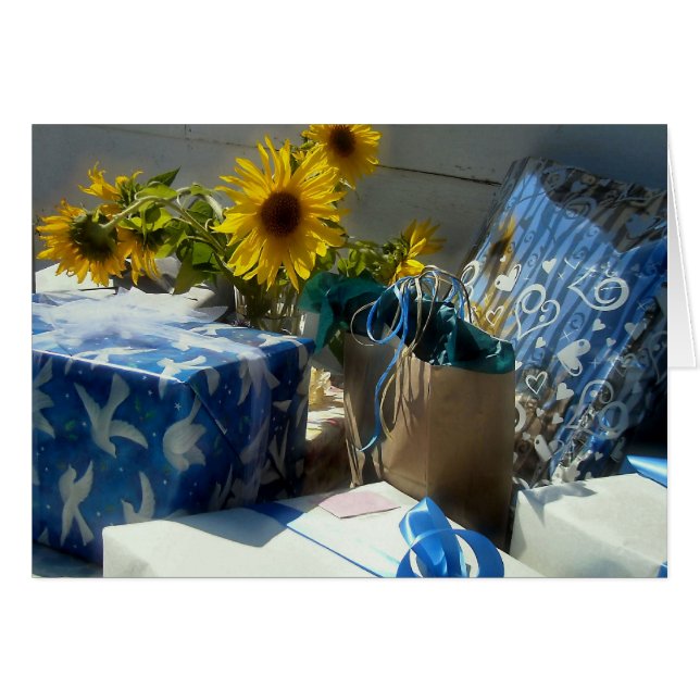 girasoles y regalos (Anverso (Horizontal))