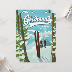 Girdwood Alaska a esquiar