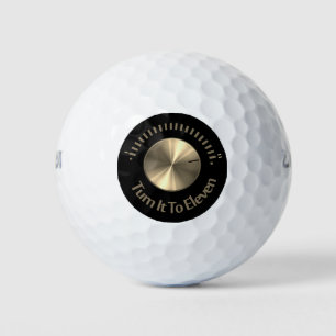Gire A Once Bolas De Golf De Oro