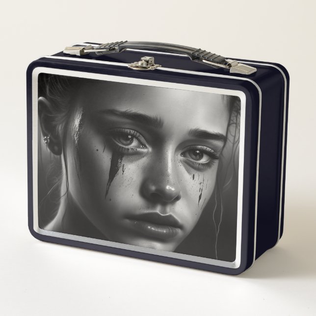 Girl with tears (Anverso)