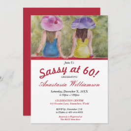 GIRLFRIEND BESTIES SASSY A LA INVITACIÓN DE 60 PAR