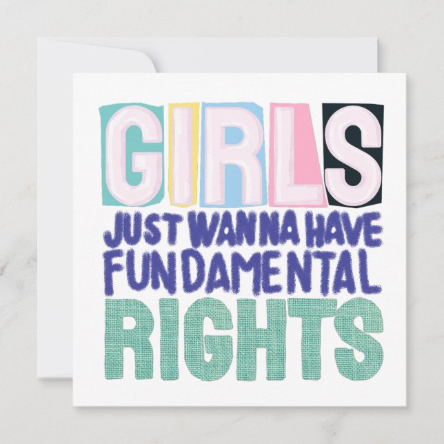 Girls And Fundamental Rights (Anverso)